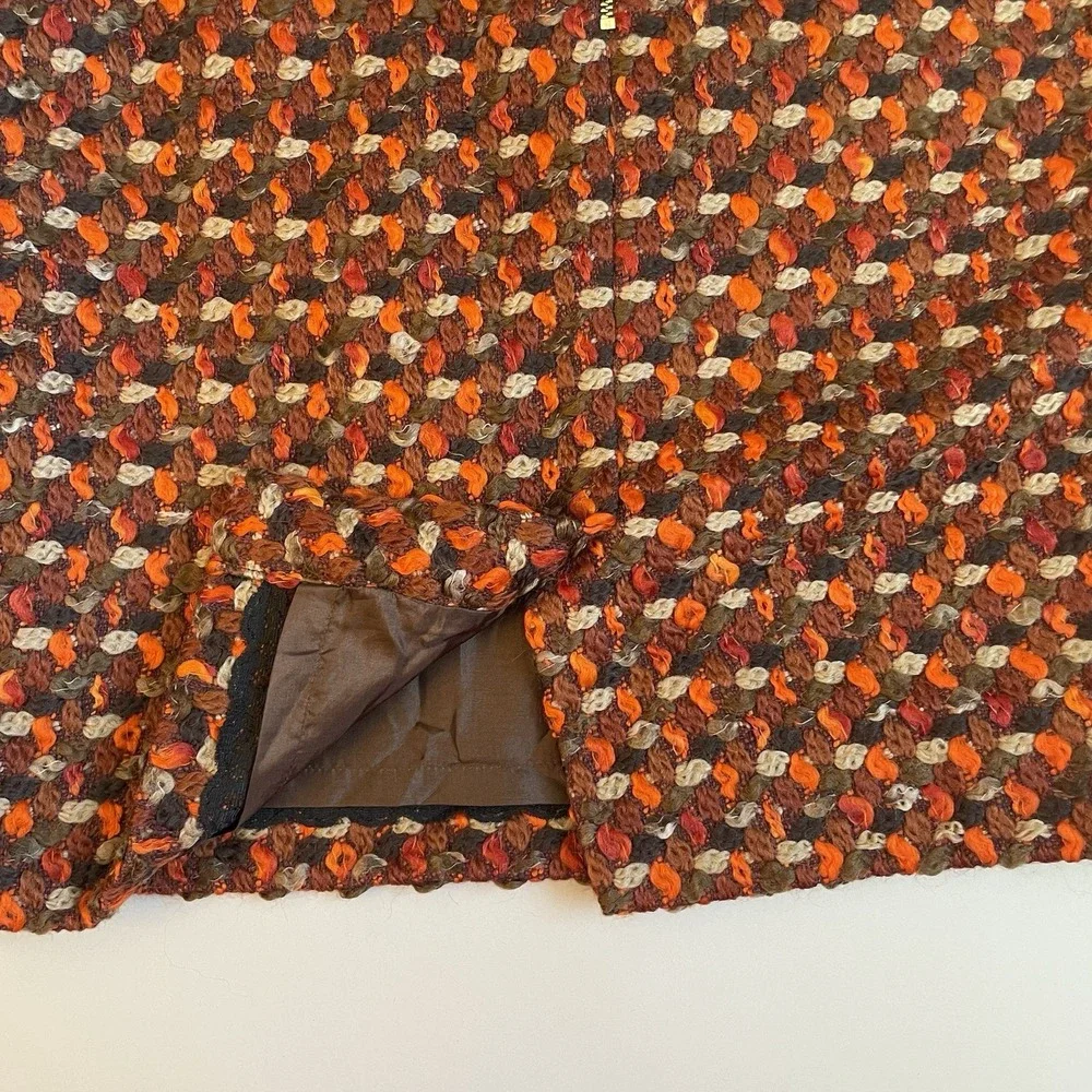Kate Spade New York Women's Pencil Skirt Wool‎ Tweed Size 4 High Waist Work